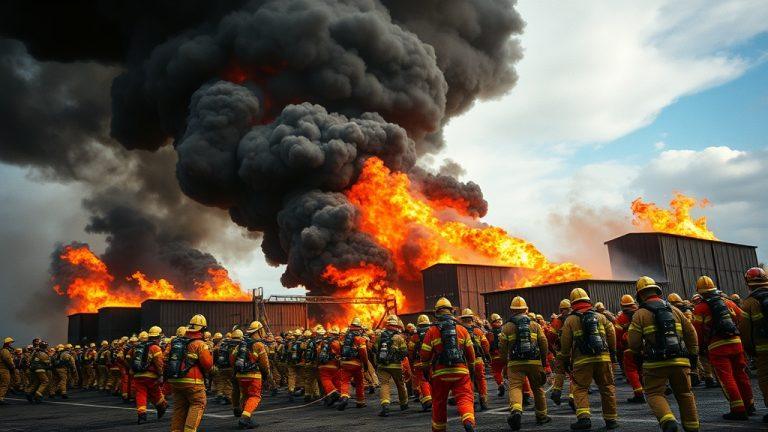 Взрыв склада в Ростовской области: пожар продолжается