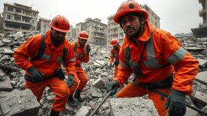 Взрыв в Стамбуле: два здания рухнули, спасатели ищут выживших