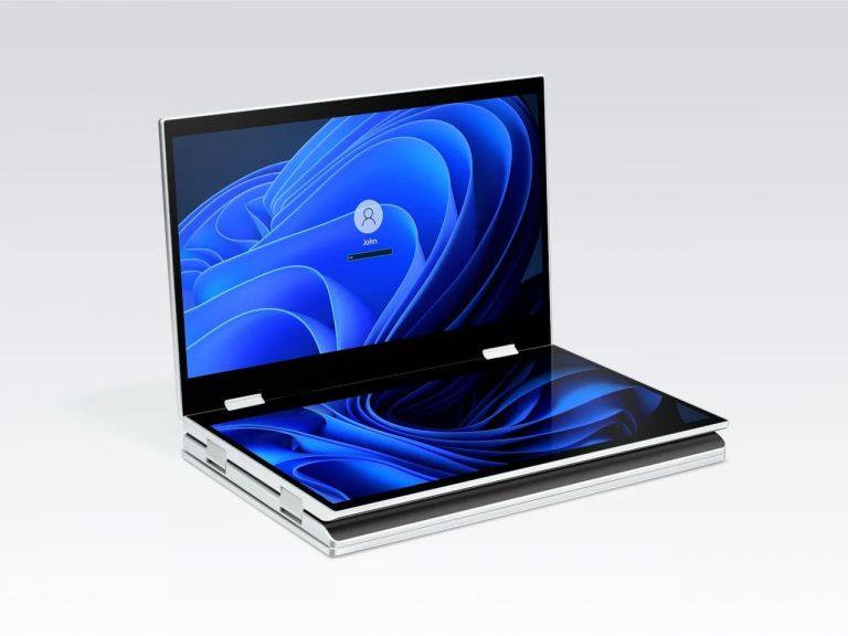 XbooK представил ноутбук с тремя экранами