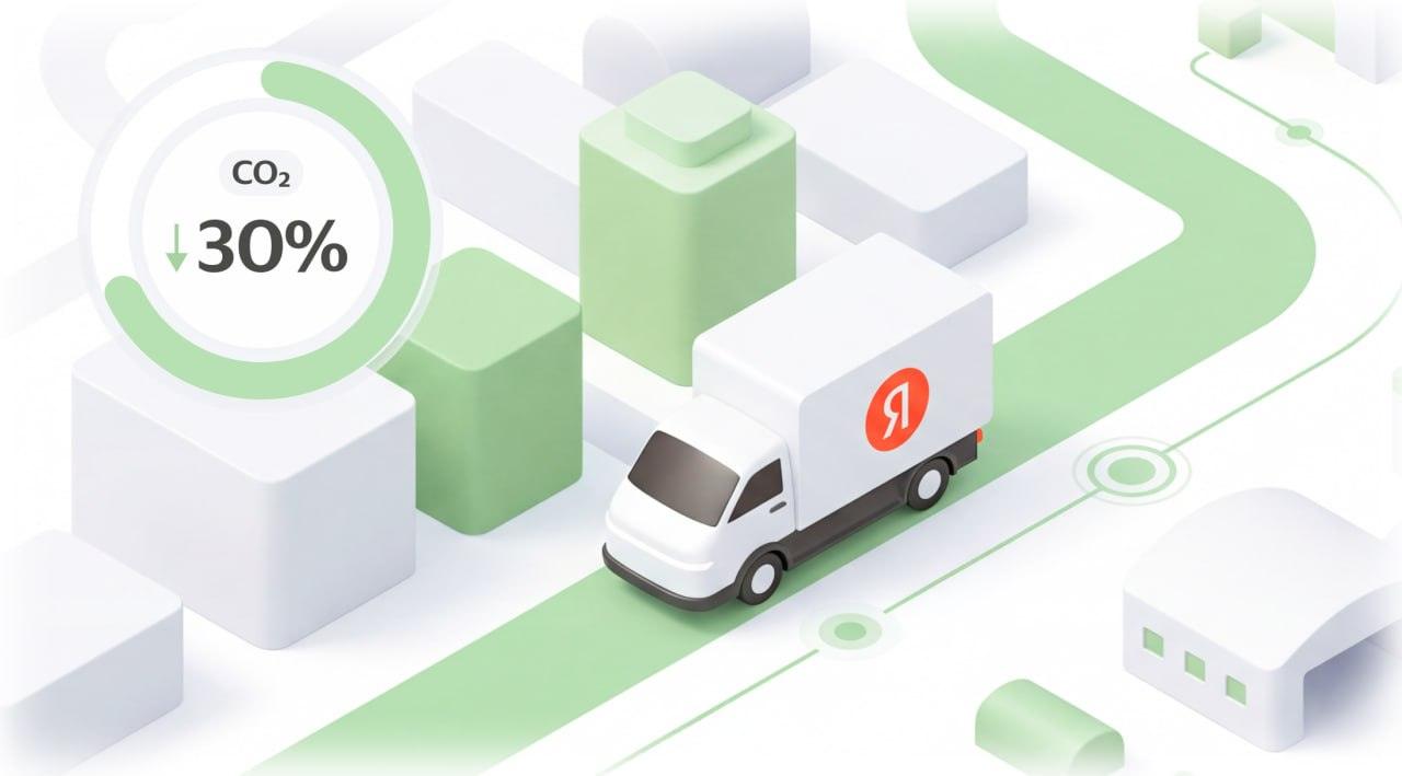Яндекс сократил выбросы CO2 на 100 тыс. тонн в 2025 году