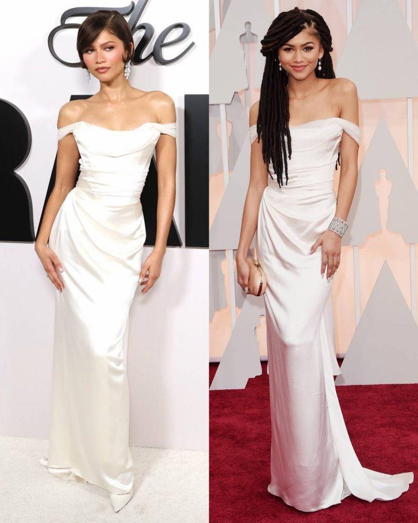 Зендея удивила фанатов повторением легендарного наряда