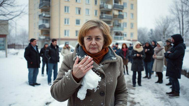 Женщина упала с 5 этажа и встала как ни в чем не бывало