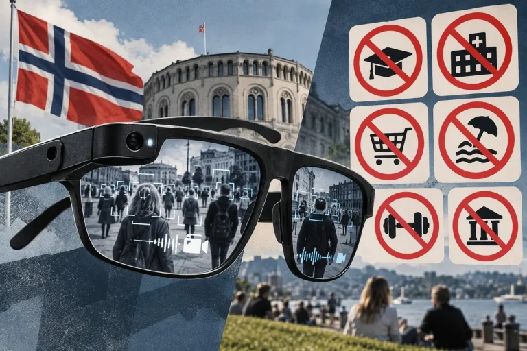 В Норвегии запретили умные очки: почему это важно 🚫🕶️ — умные очки запрет