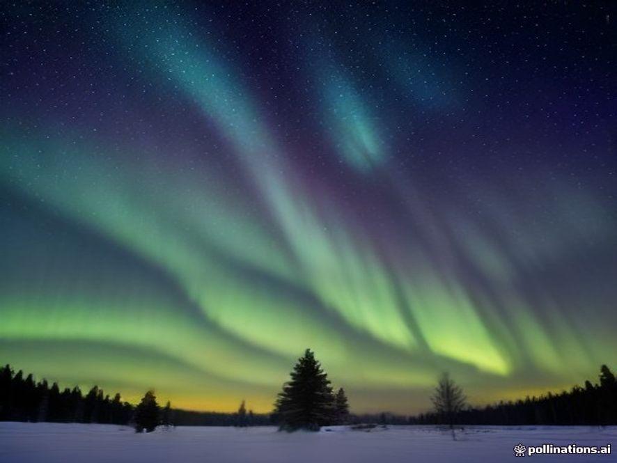 Ночное небо вспыхнуло огнями: сияние накрыло регионы РФ 🌌⚡ — сильной магнитной бури