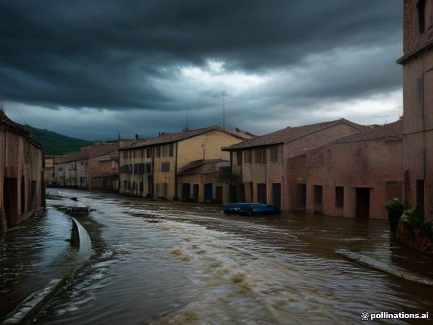 Остров Липари уходит под воду: мощный шторм затопил дома 🌊⚡ — наводнение на острове липари