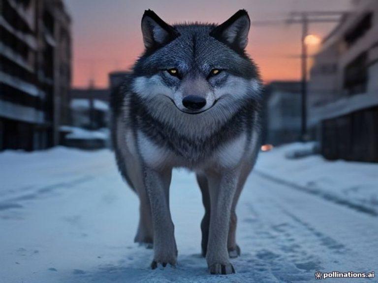 Волк открыл охоту на людей под Петербургом 🐺🚨 — волк в дружной горке ленинградская область