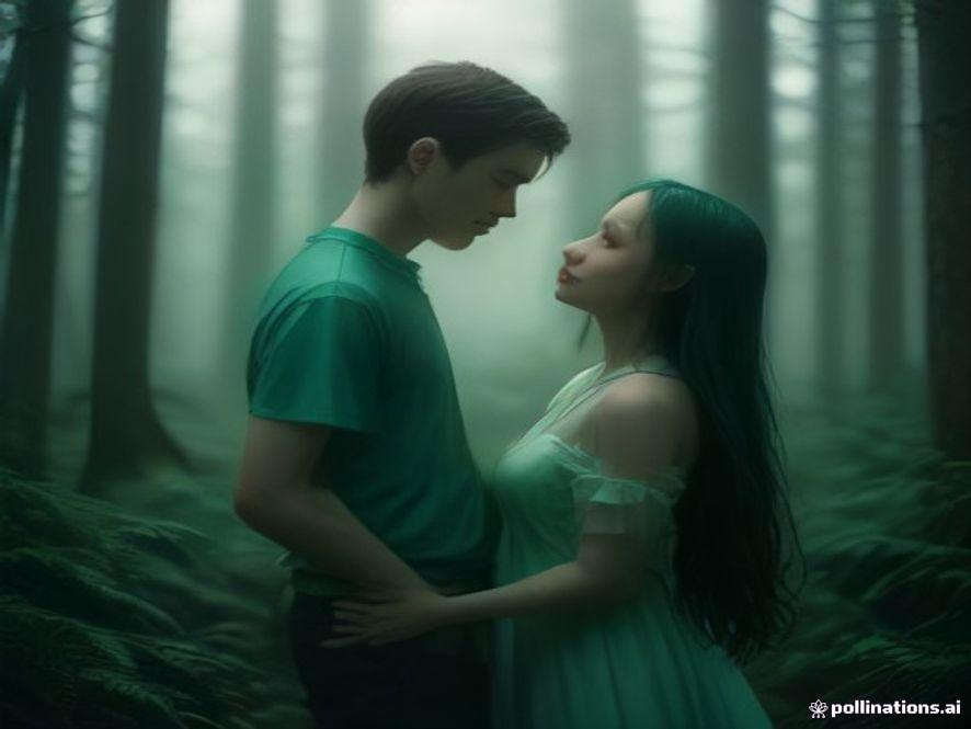 Юля Гаврилина и Нкей примерили образы из «Сумерек» 🧛♂️🌲 — юля гаврилина и нкей сумерки