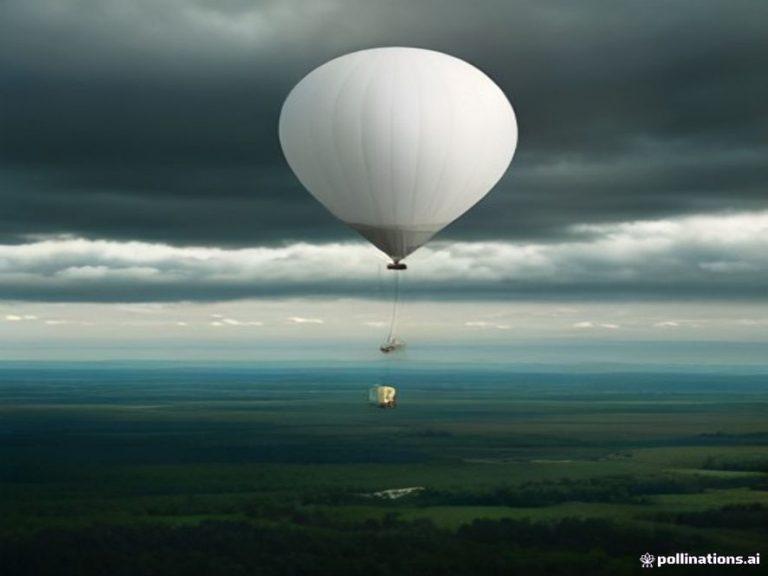 Воздушный шар в небе над Московской областью: срыв рейсов 🎈⛔ — аэростат подмосковье