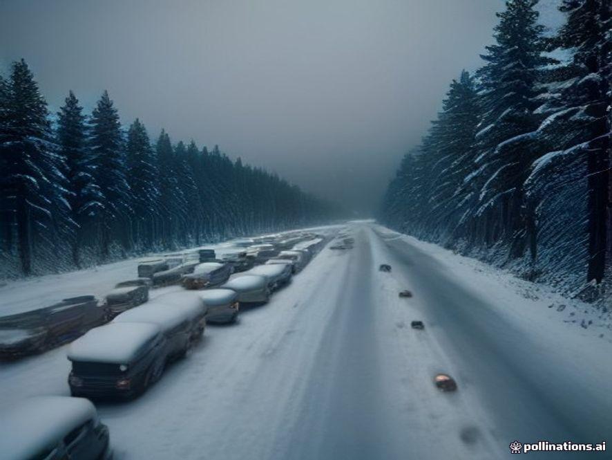 Жители Челябинской области застряли на трассах из-за маневров 🚗⚡ — трасса м5 пробки