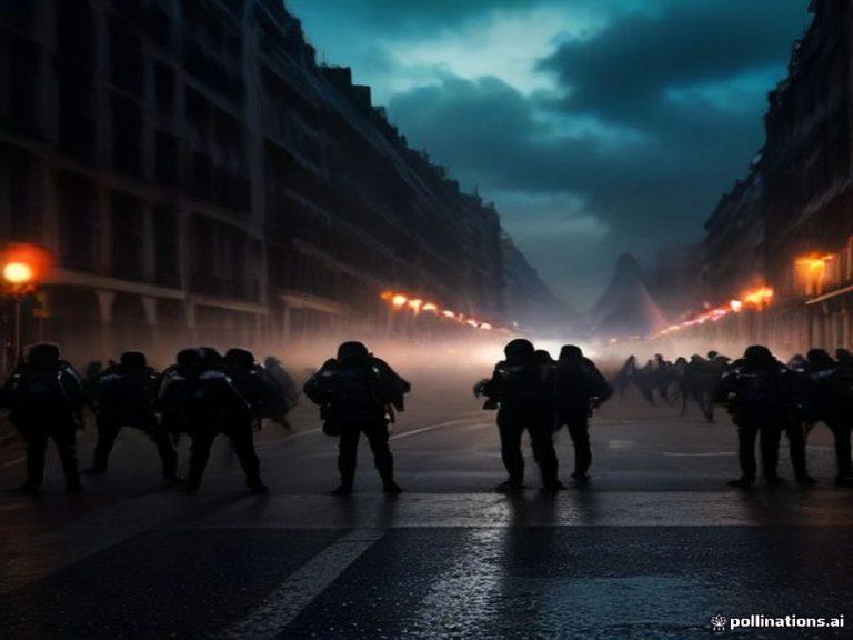 Париж применил газ: разгон митинга у резиденции президента 🇫🇷⚡ — протесты в париже у елисейского дворца