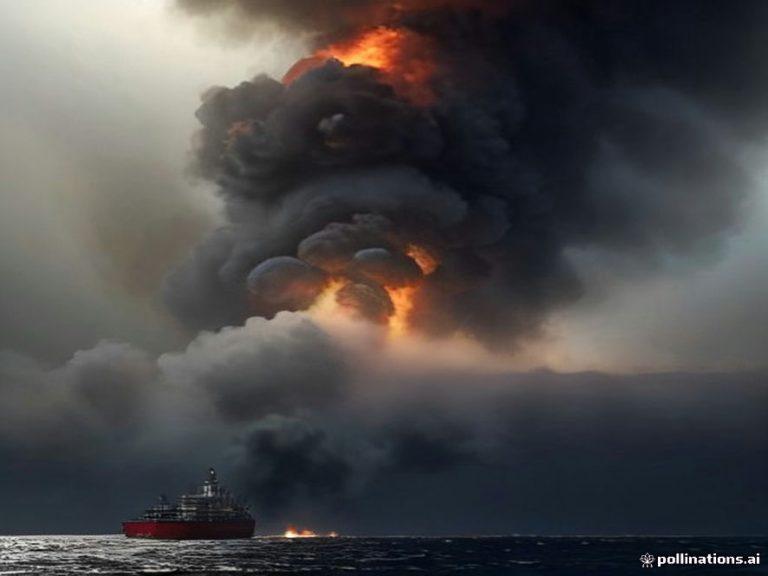 Супертанкер более чем на 2 млн баррелей нефти подорван в Ормузе 🛢🔥 — взрыв танкера в ормузском проливе