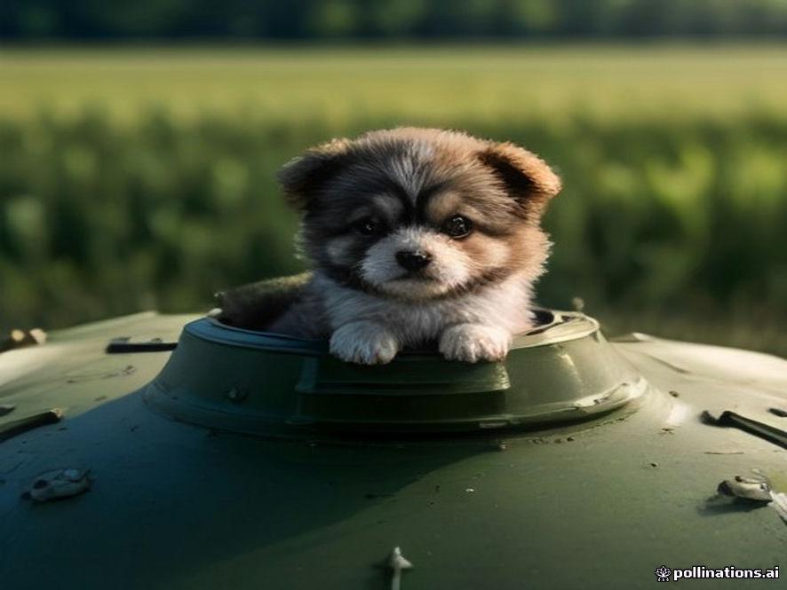Щенок Рекс из 6-го полка стал талисманом танкистов 🐕🎖️ — щенок рекс 6 танковый полк
