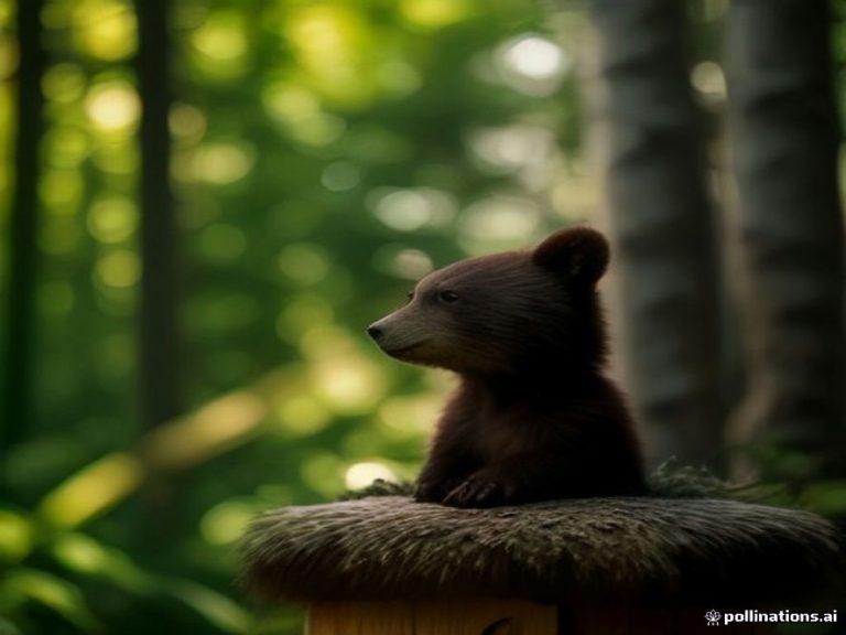 Осиротевший медвежонок в Нягани искал еду в парке 🐻🌲 — нягань хмао