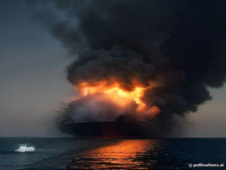 Танкер подорвался на мине в Ормузском проливе 🚢🔥 — танкер подорвался в ормузском проливе