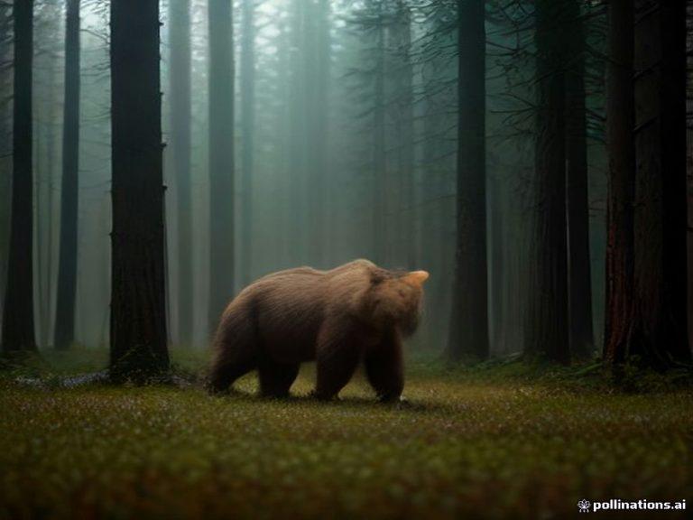 Медведи окружают Подмосковье: следы косолапых у дач 🐻🌲 — медведи в подмосковье