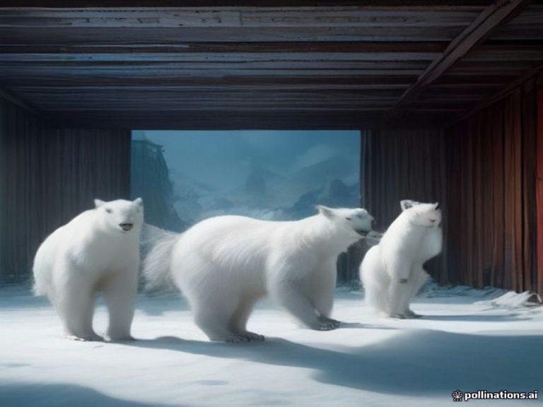 Белые медведи ворвались на метеостанцию на Таймыре 🐻‍❄️⚡ — белые медведи на мысе челюскин