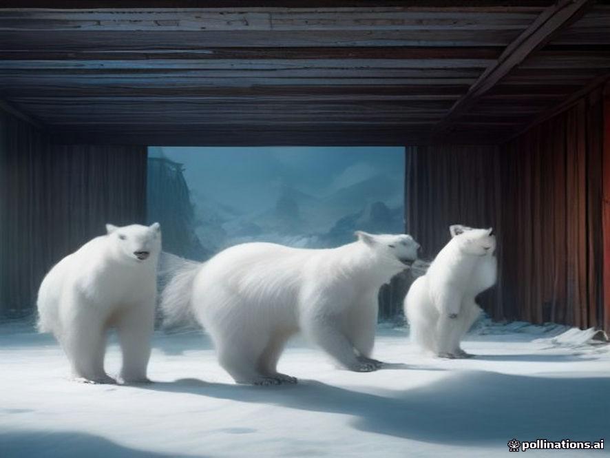 Белые медведи ворвались на метеостанцию на Таймыре 🐻‍❄️⚡ — белые медведи на мысе челюскин