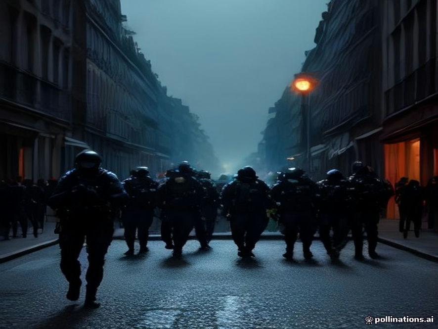 Полиция Франции применила щиты со стробоскопами 🛡️⚡ — полиция франции щиты со стробоскопами