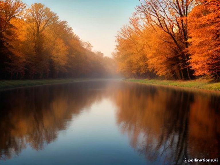 Иваньковский пруд взорвал ленты осенней палитрой 🍂📸 — иваньковский пруд осенью фото