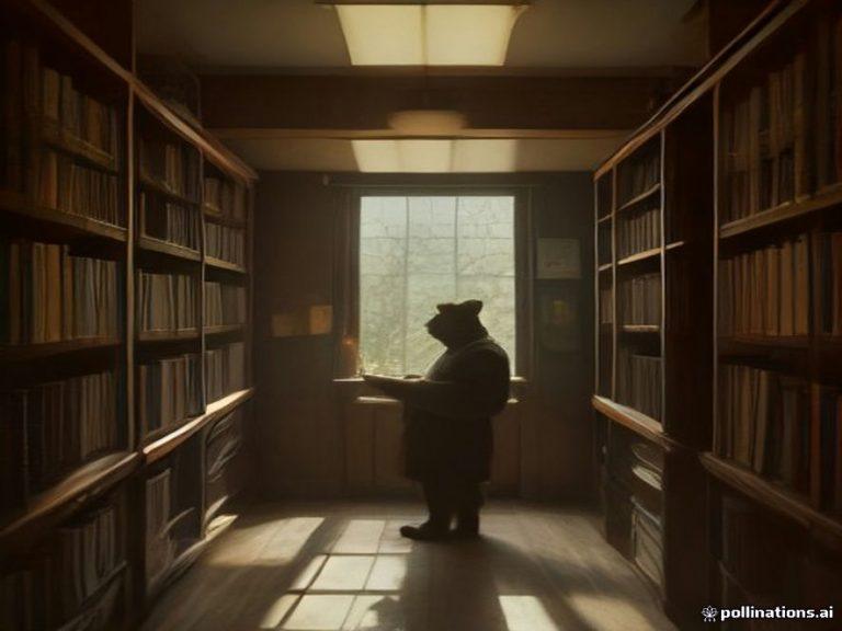 Медведь вломился в библиотеку ради сладостей и мёда 🐻🍯 — медведь в библиотеке калифорния