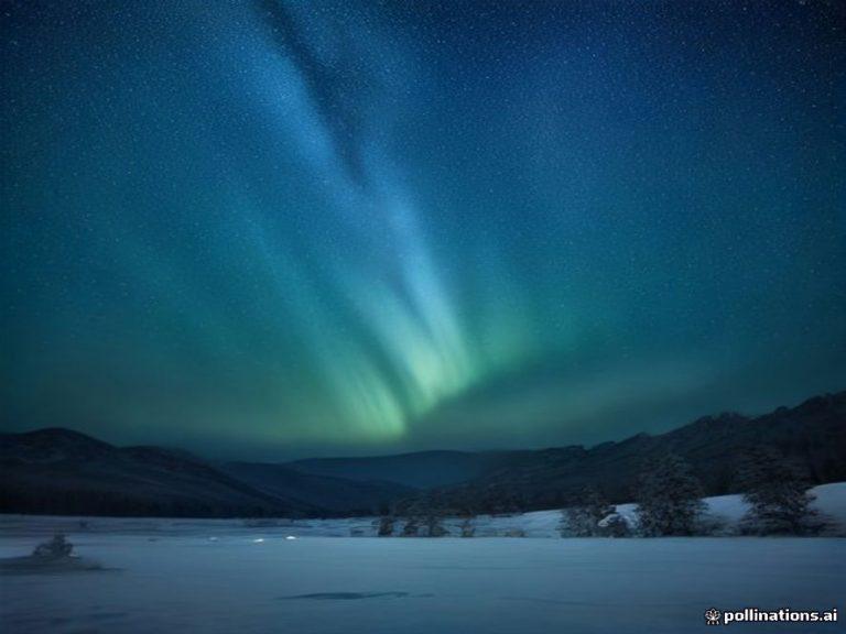 Северное сияние в Мурманске озарило небо яркими красками 🌌✨ — мурманская область