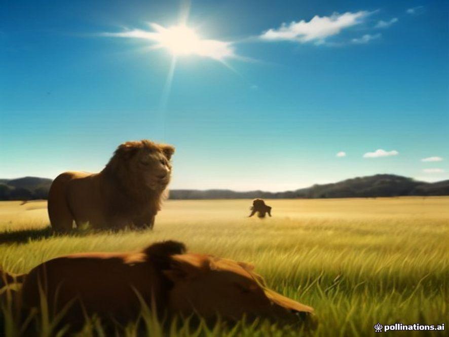 Кажется этой детской команде нужен новый тренер-лев 🦁⚽ — лев на футбольном поле