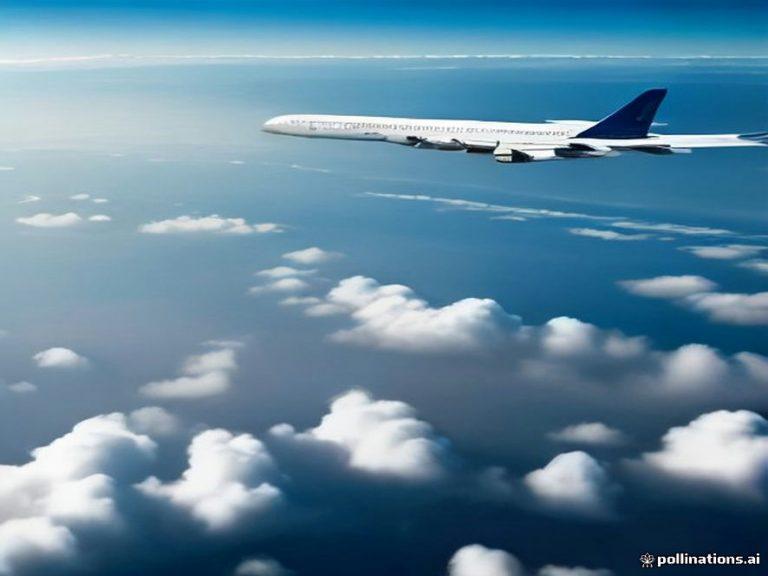 Гигантский Airbus A380 завис в небе над Россией 🛬⚡ — airbus a380 кружит над россией