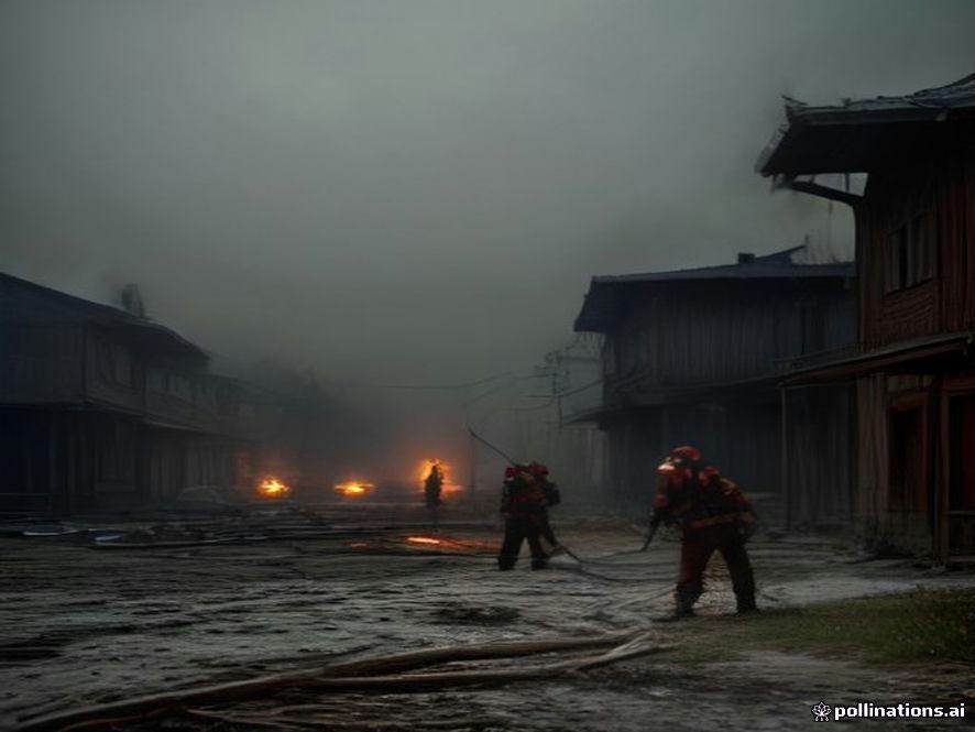 Огонь из-за детской шалости: полыхнуло здание 🔥🚒 — пожар в эхирит-булагатском районе