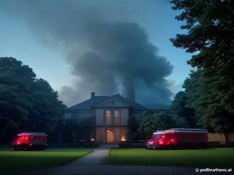 Санаторий «Узкое» охвачен огнём на юге Москвы 🔥🚒 — в ясенево горит санаторий узкое
