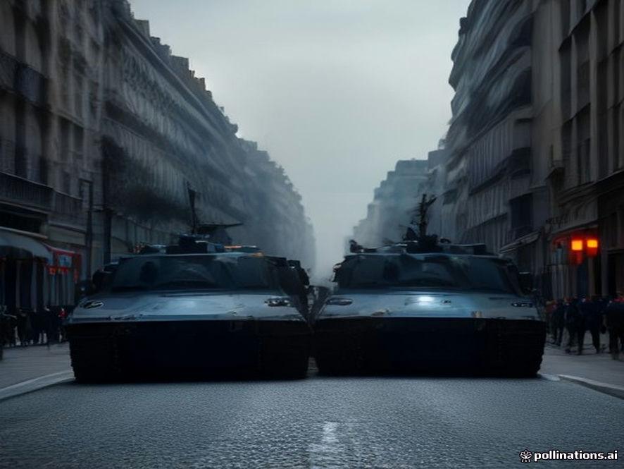Броневики в Париже: демонстрации сковали центр столицы 🇫🇷⚡ — броневики в париже демонстрации