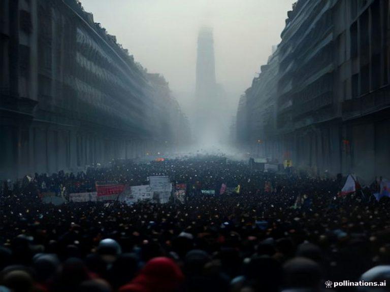 Протесты во Франции сегодня парализовали Париж и метро 🇫🇷🔥 — париж беспорядки