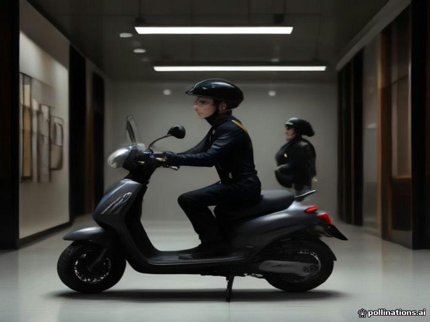 Курьер заехал в chanel на скутере: шопинг на ходу 🛵💨 — подарок девушке курьер