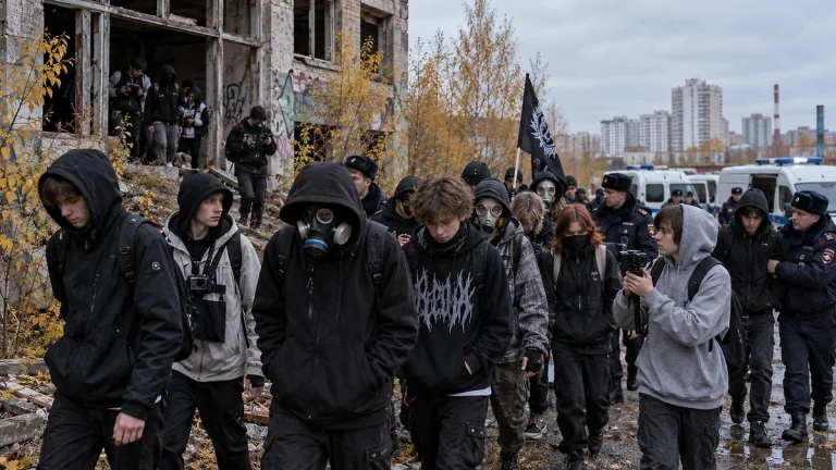 Подростки-руферы в противогазах в Сургуте попали в полицию 🚨🏚️ — подростки руферы в противогазах сургут