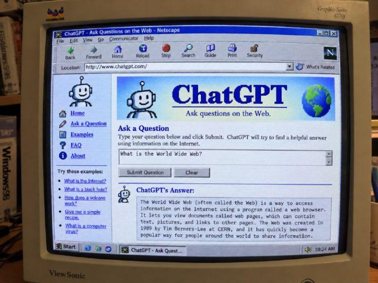 ChatGPT отправили в эпоху Windows 98 и XP 🤖💾 — chatgpt для windows 98 xp vista