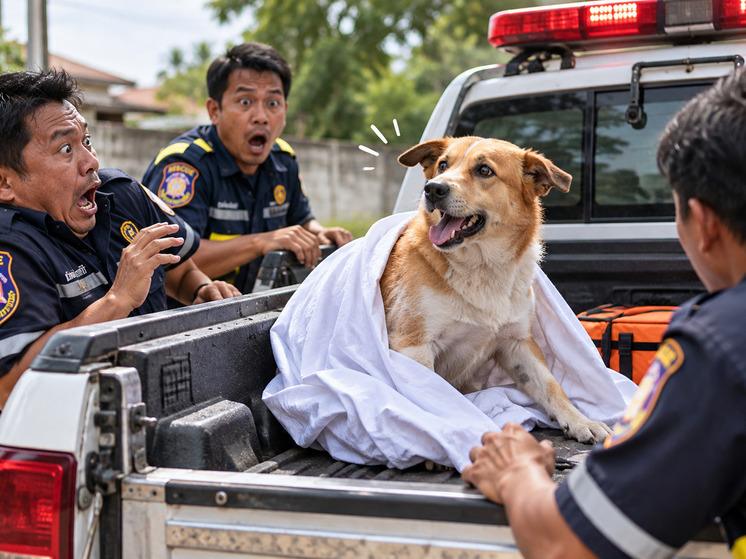 Мертвая собака ожила по дороге на похороны в Таиланде 🐕✨ — собака ожила в таиланде