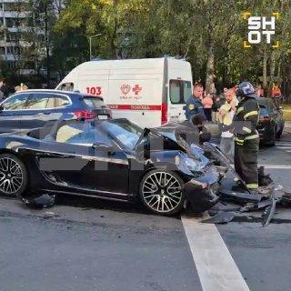 Замес на Веерной: люксовые иномарки разнесло в ДТП 💥🚗 — массовое дтп москва сегодня