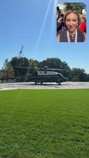 Вертолет Трампа сдул ресницы журналистке в кадре! 🚁💨 — тейлор митчелл