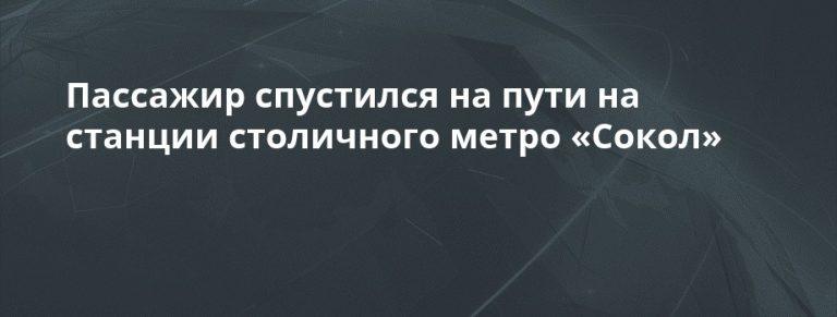 Метро Сокол: пассажиры спасли парня с рельсов 🚇⚡ — метро сокол человек на путях