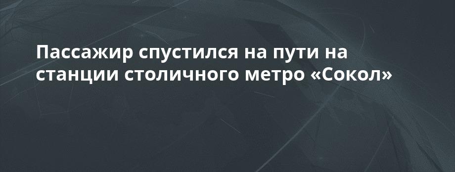 Метро Сокол: пассажиры спасли парня с рельсов 🚇⚡ — метро сокол человек на путях