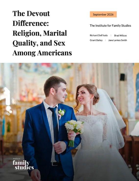 Религия и секс в браке: исследование Institute for Family Studies ⛪🔥 — религия и секс в браке исследование