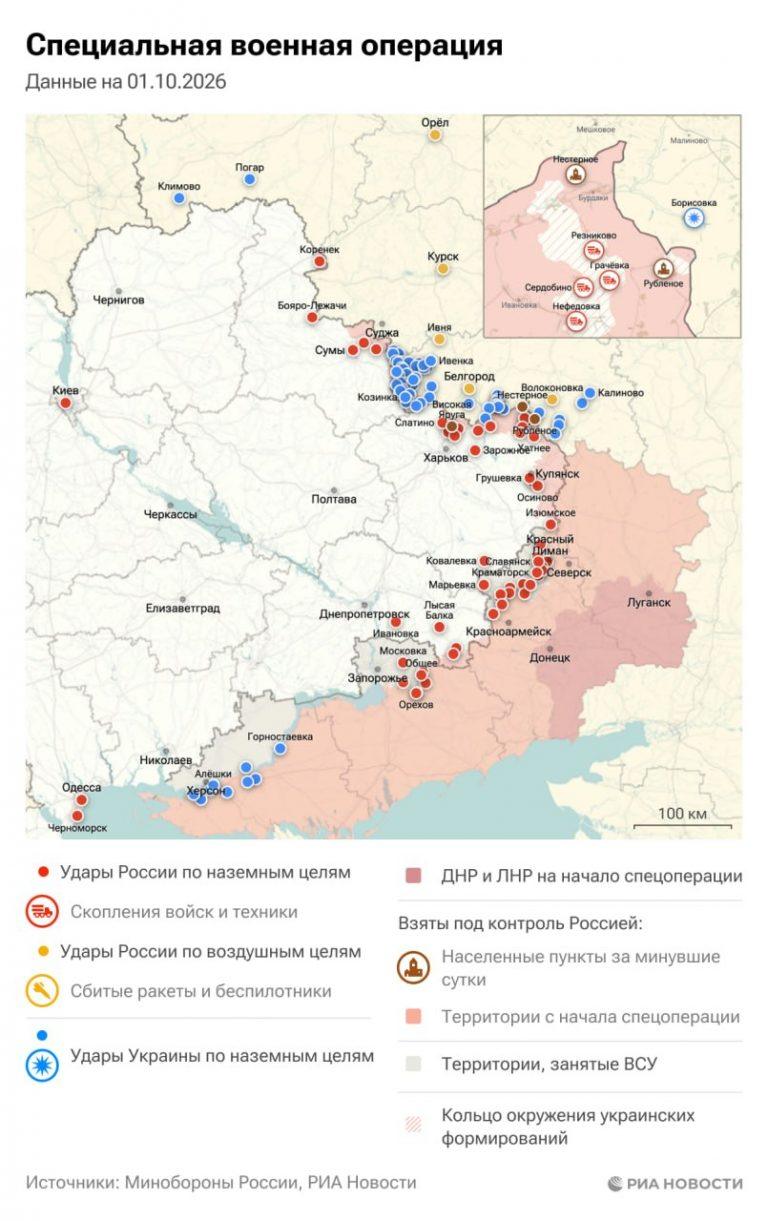 Фронт сдвинулся: армия России заняла новые рубежи 🎯💥 — спецоперация сегодня 1 октября