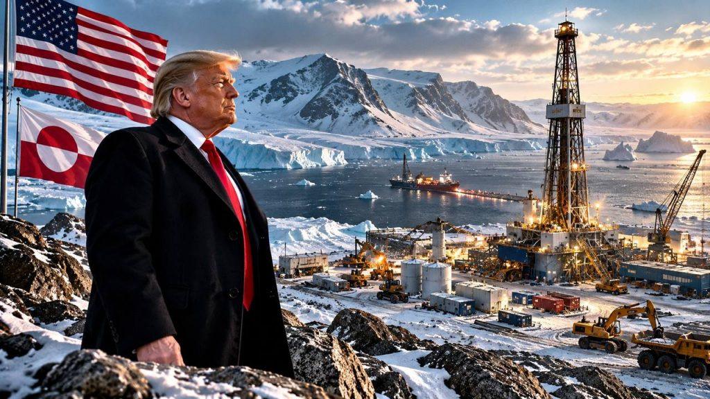 Трамп объявил о добыче ресурсов в Гренландии 🛢️🇬🇱 — трамп добыча нефти в гренландии