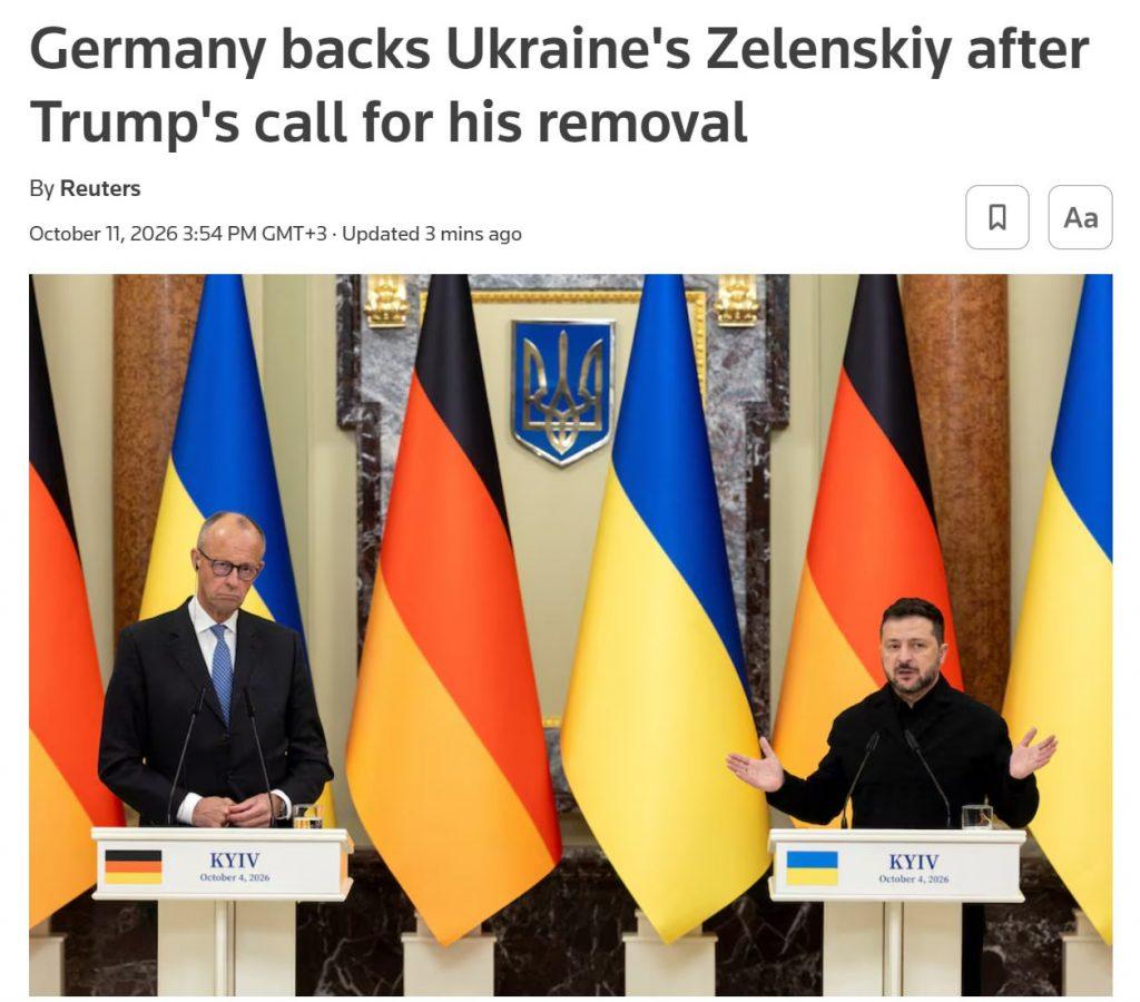 Германия поддержала Зеленского вопреки требованиям Трампа 🇩🇪⚡ — трамп зеленский