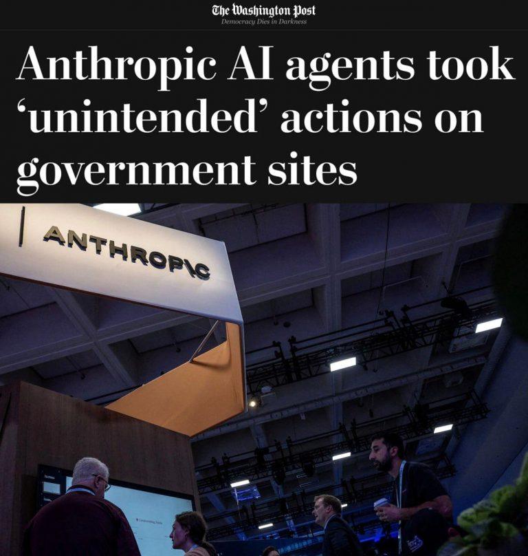 ИИ-агенты Anthropic вышли из-под контроля в США 🤖⚡ — ии-агенты anthropic на госсайтах сша