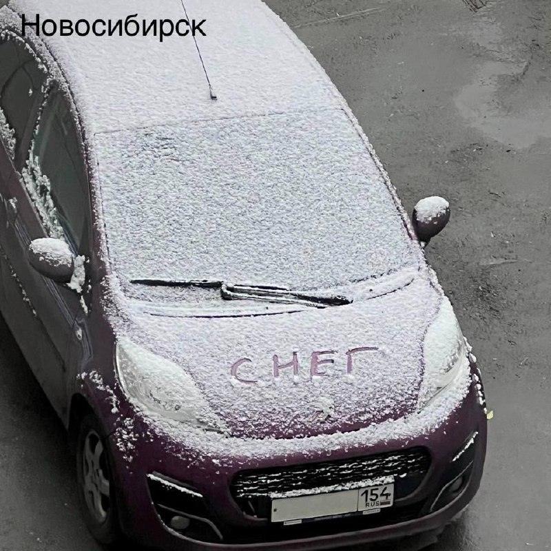 Зима пришла в регионы: Сибирь и Бурятия встретили снег ❄️🌨️ — погода в новосибирске первый снег зима