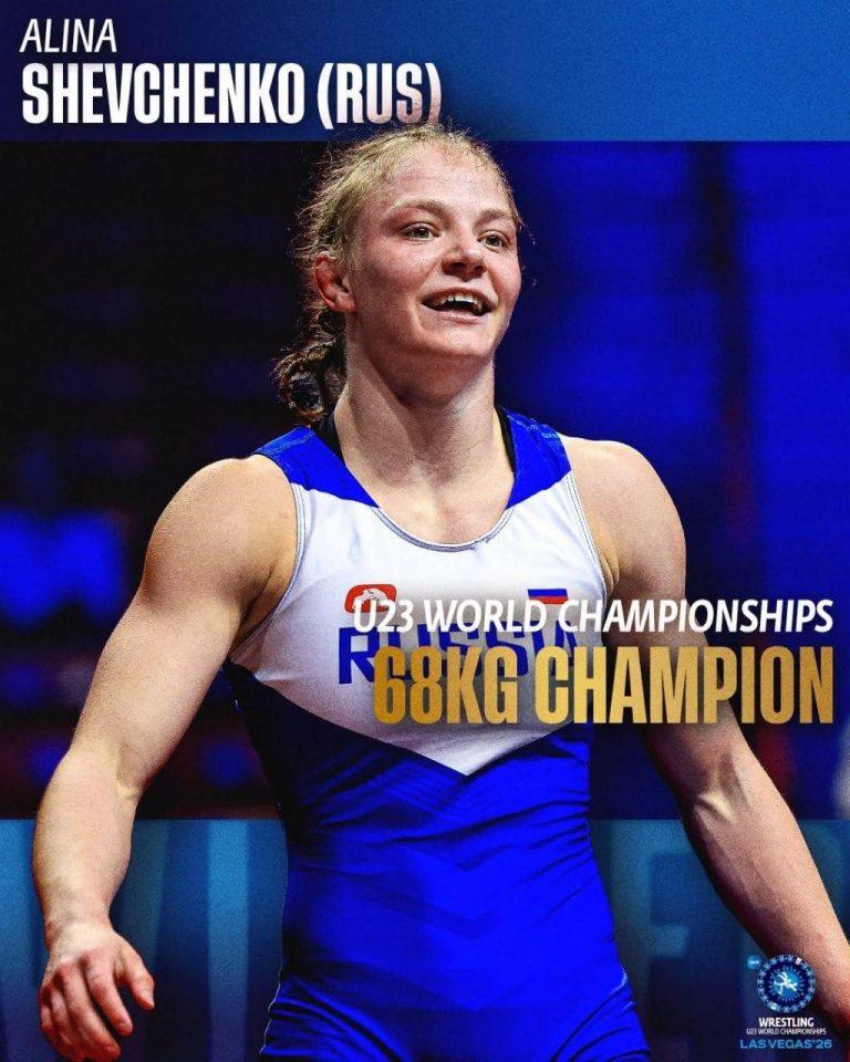 Алина Шевченко взяла золото ЧМ по борьбе в Лас-Вегасе 🤼‍♀️🔥 — алина шевченко борьба золото