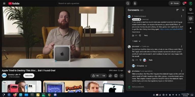 Новый дизайн YouTube: комментарии у видео 💬⚡ — youtube плеер обновление